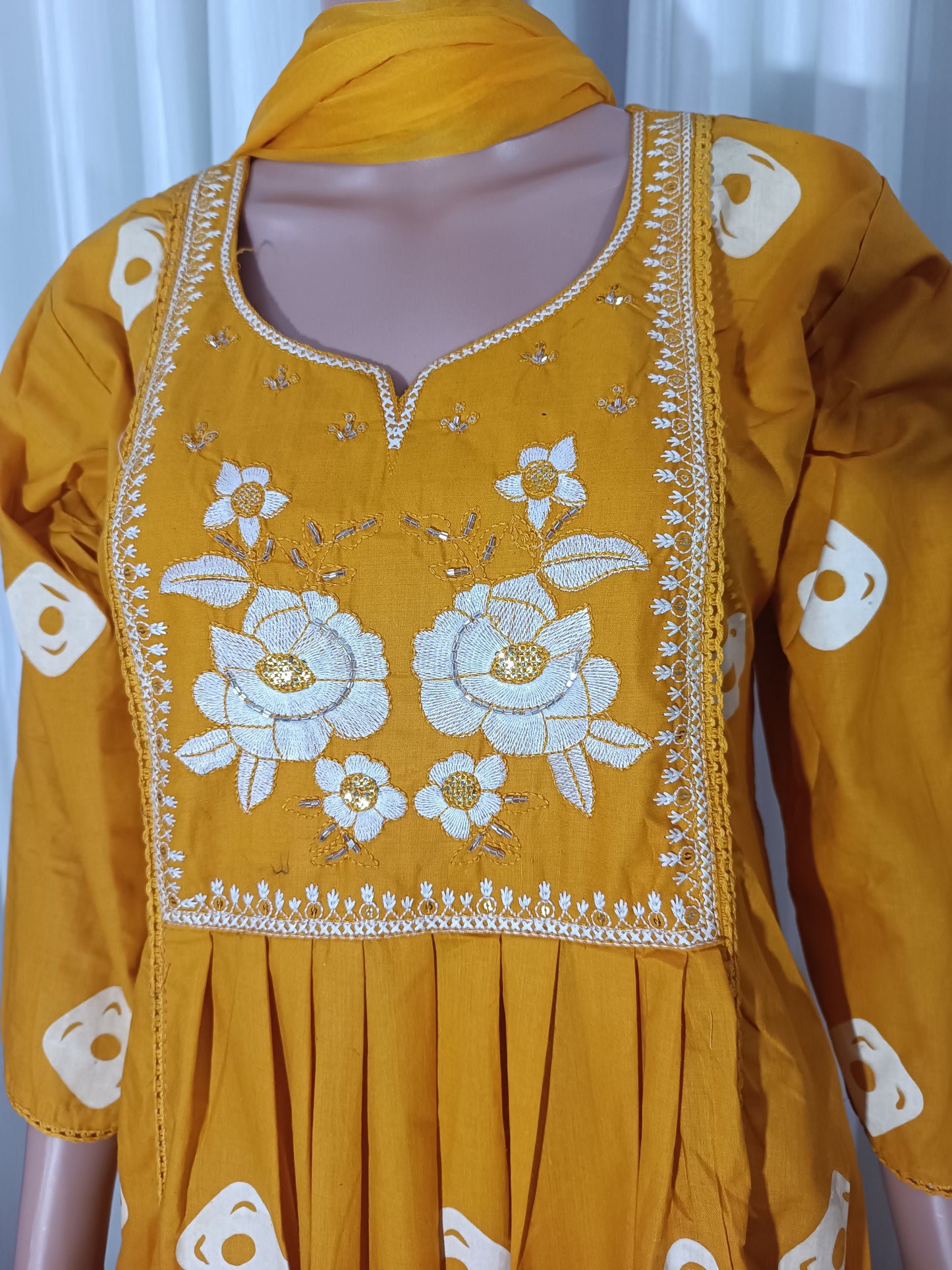 Floral cotton Suit