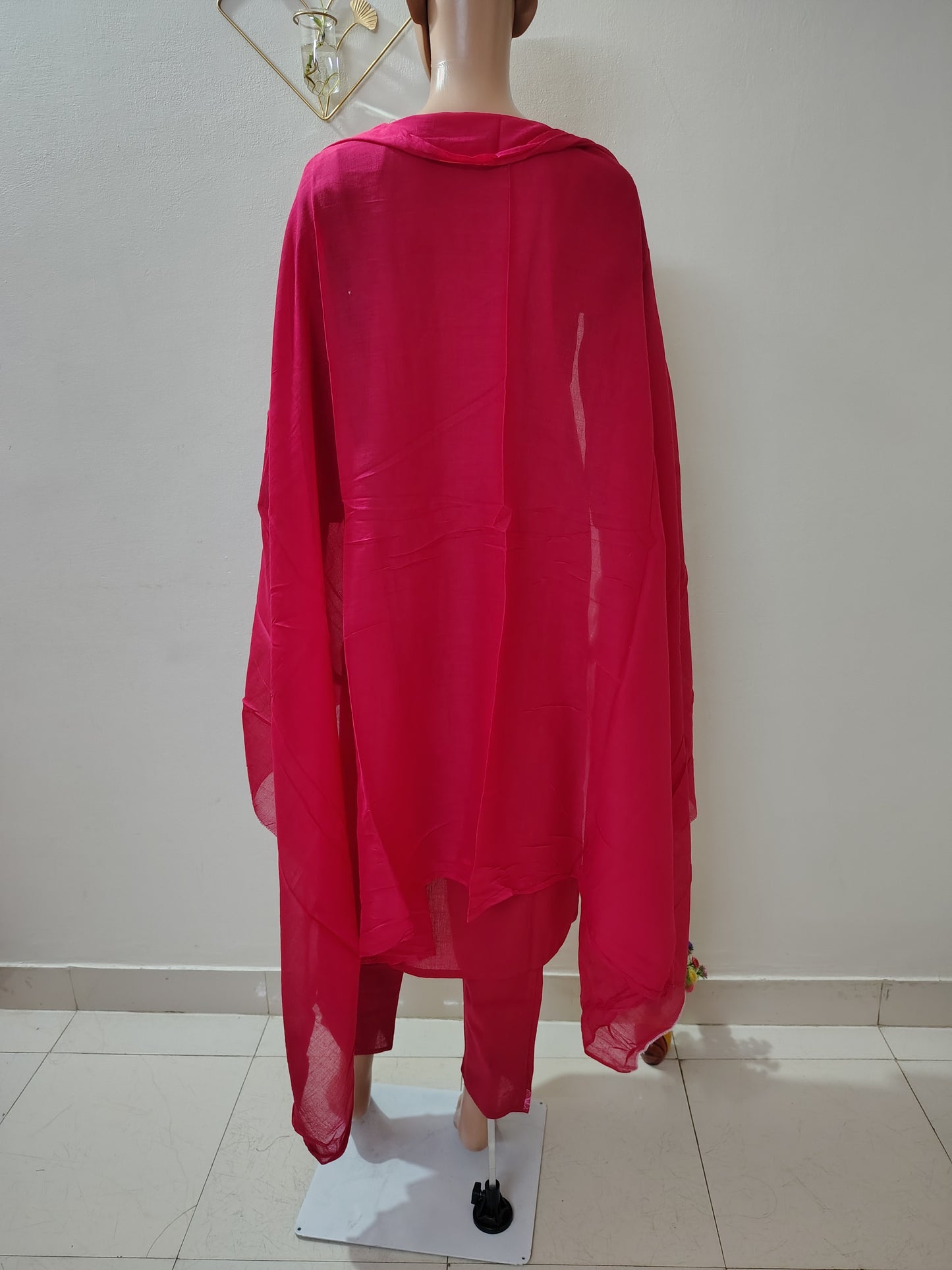 Rani Pink Embroidered Suit