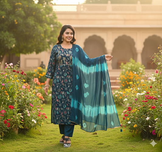 Modal Silk Kurta Set