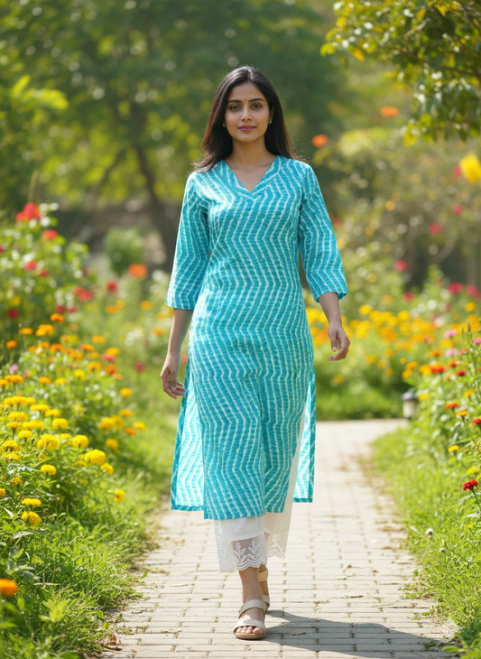Cotton Shibori Kurta