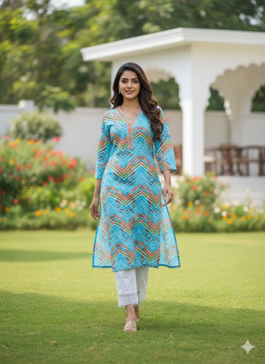 Cotton Straight Kurta