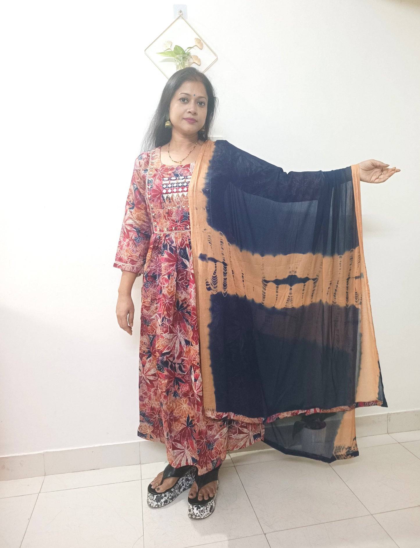 Nayra Modal silk Kurta  set