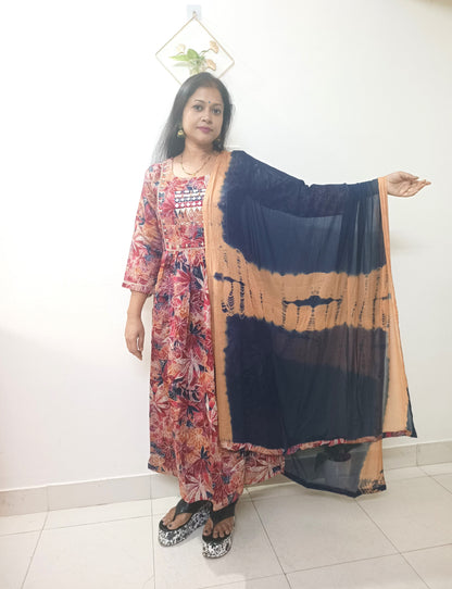 Nayra Modal silk Kurta  set