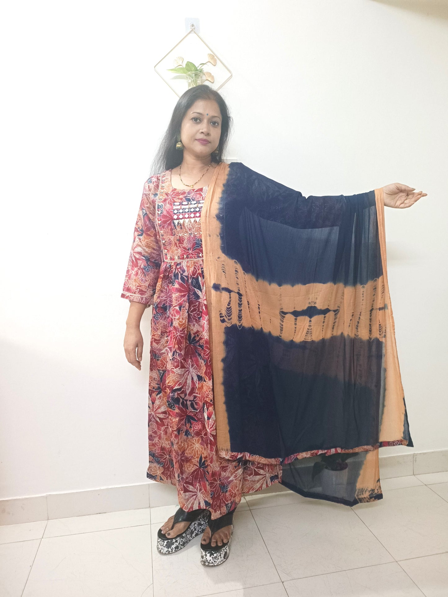 Nayra Modal silk Kurta  set