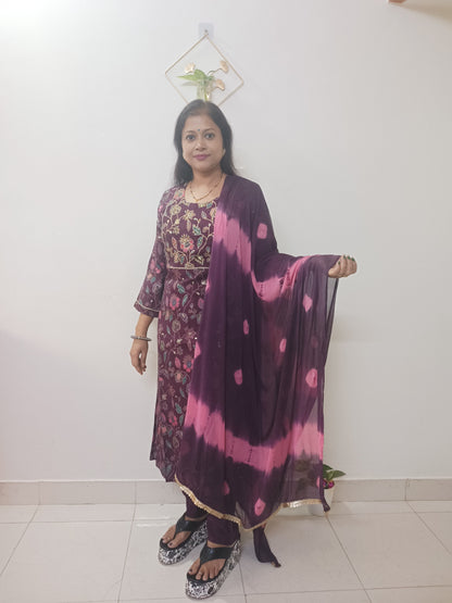 Modal Silk Kurta Set