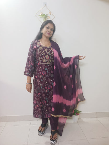 Modal Silk Kurta Set
