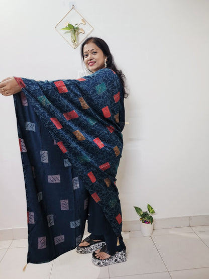 Gaji Silk Kurti pant Dupatta Pair