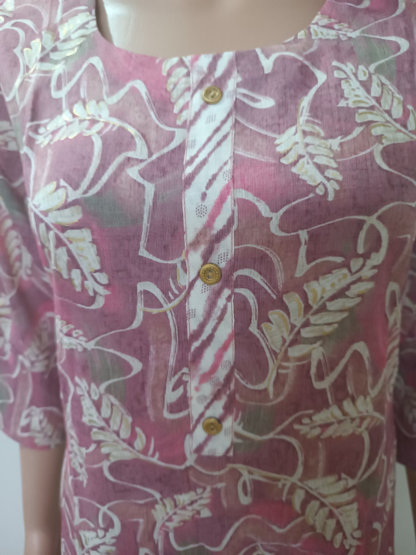 Purple Round Neck Straight Kurta with Pant