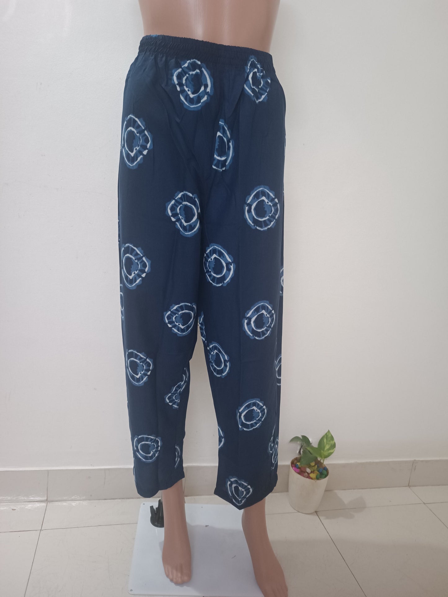 V-Neck Shibori Straight Kurta Palazzos with Dupatta