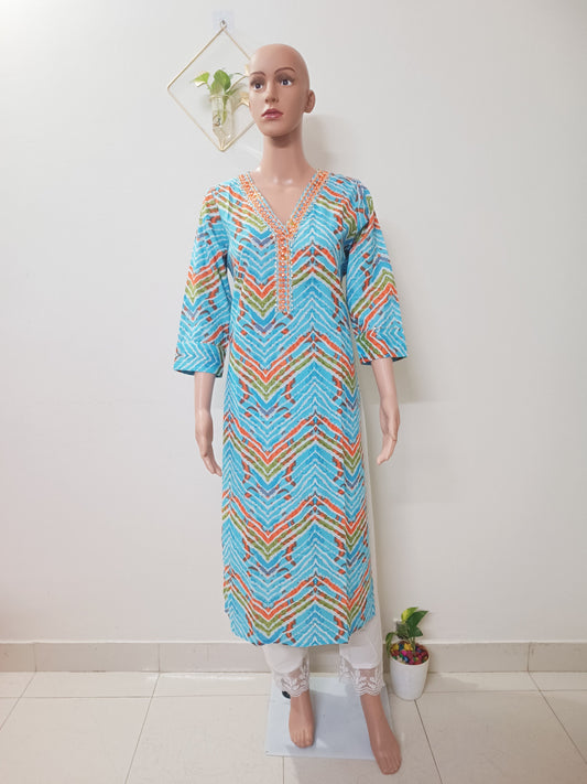 Cotton Straight Kurta