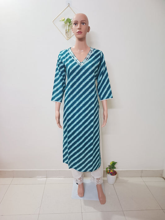 Cotton Straight Kurta