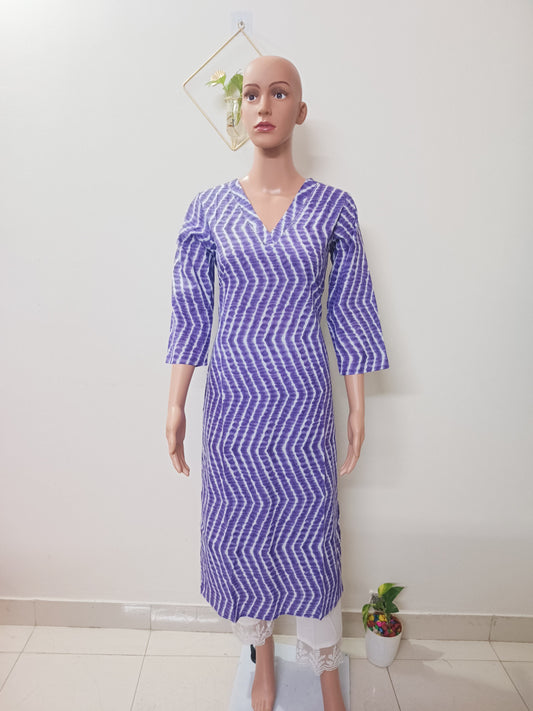 Cotton Shibori Kurta