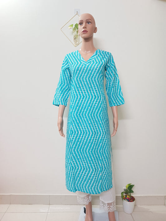 Cotton Shibori Kurta
