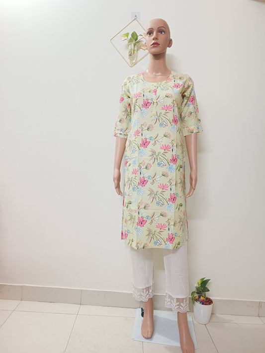 Cotton Straight Kurta