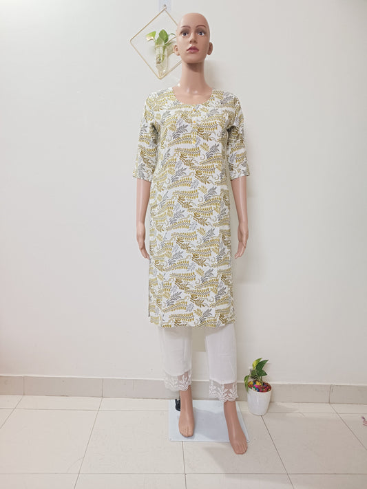 Cotton Straight Kurta