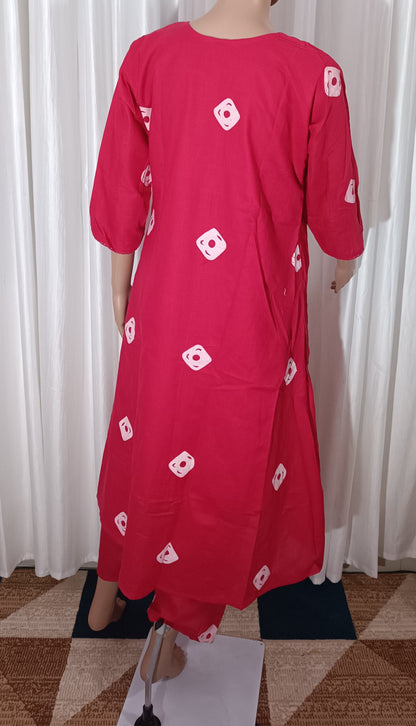 elephant motif cotton suits