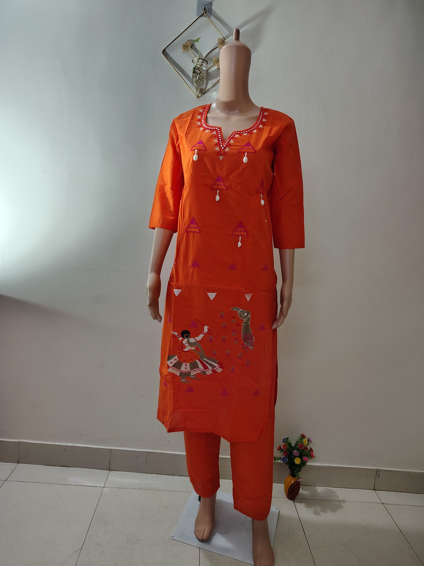 Embroidered Dupatta Set