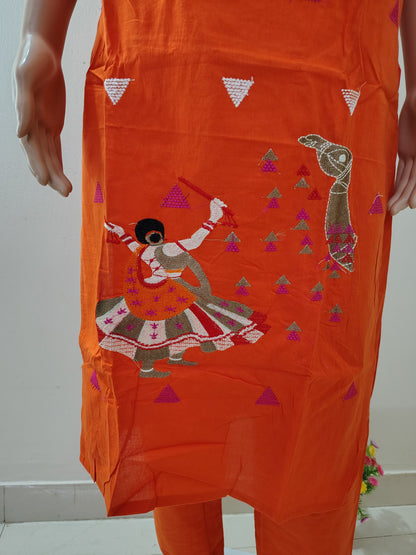 Embroidered Dupatta Set