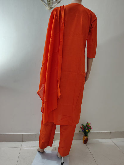 Embroidered Dupatta Set