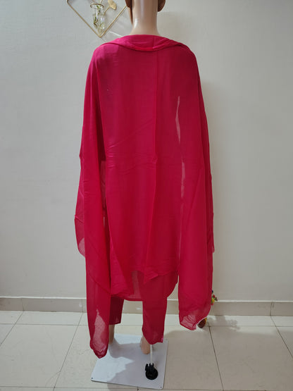 Rani Pink Embroidered Suit